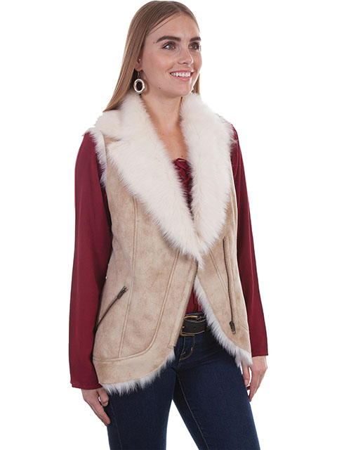 (image for) Faux fur vest